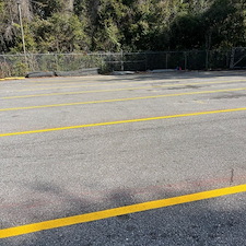 Professional-Parking-Lot-Striping-for-Charter-Bus-Lot-in-Pensacola-FL-by-Parking-Lot-Maintenance-of-the-Panhandle 2